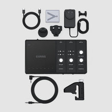 An image of all the components in the Starter Pack laid out